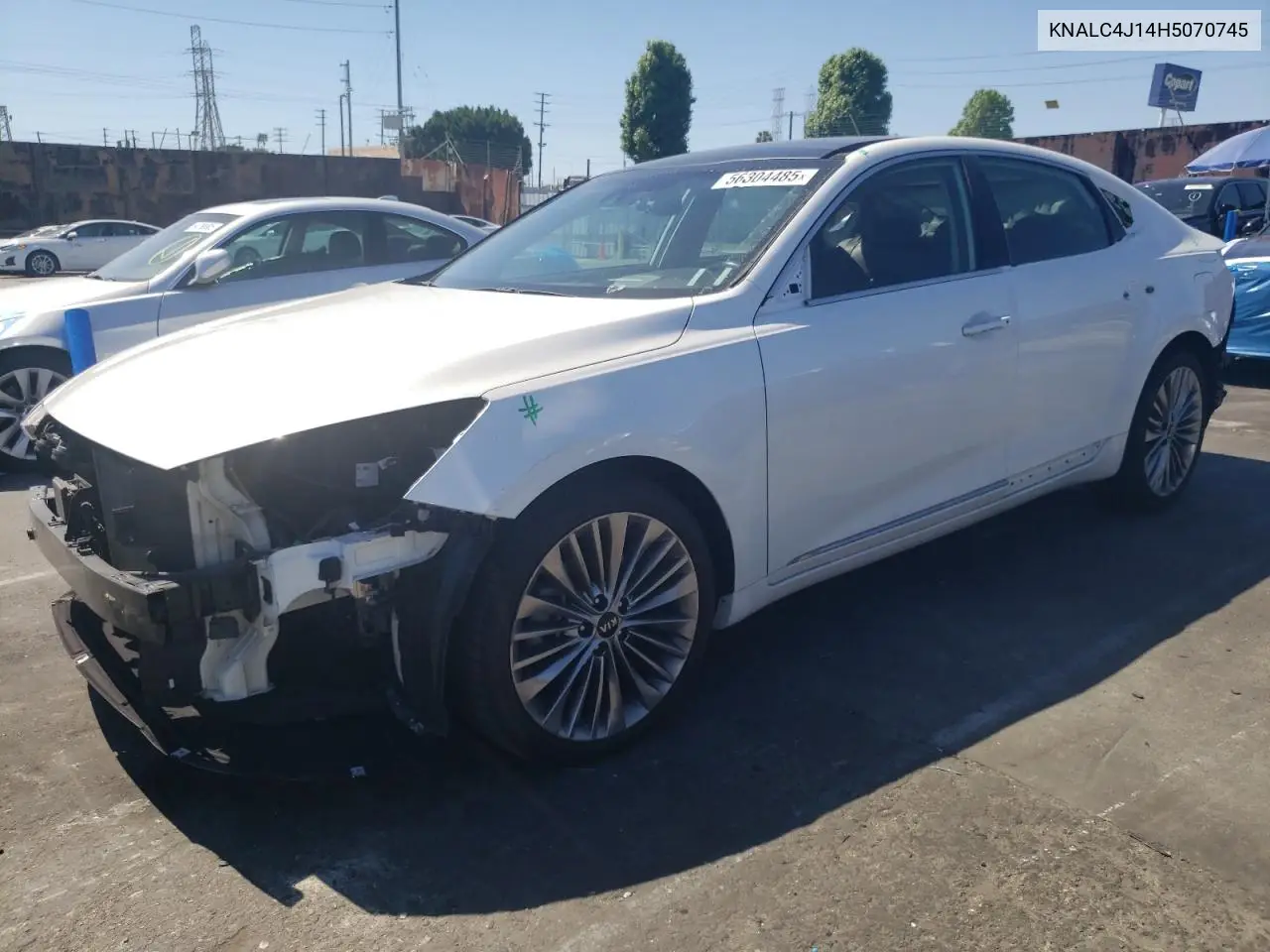2017 Kia Cadenza Premium VIN: KNALC4J14H5070745 Lot: 56304485