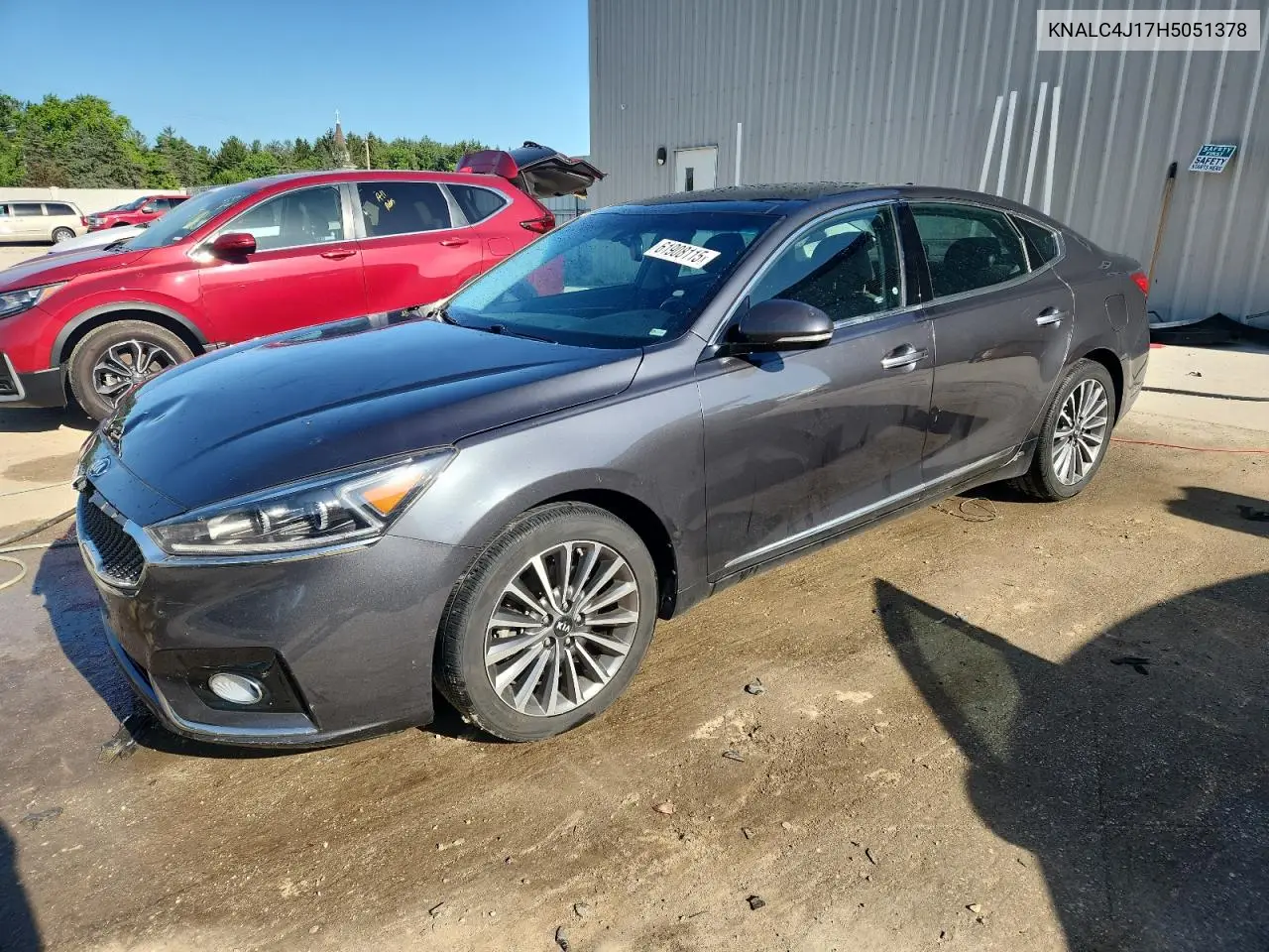 2017 Kia Cadenza Premium VIN: KNALC4J17H5051378 Lot: 61908115