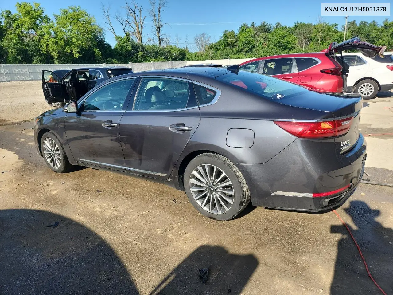 2017 Kia Cadenza Premium VIN: KNALC4J17H5051378 Lot: 61908115