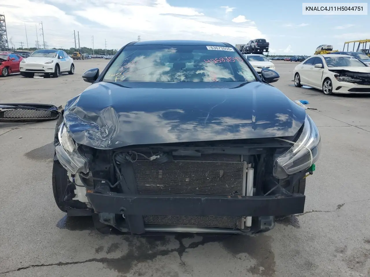 2017 Kia Cadenza Premium VIN: KNALC4J11H5044751 Lot: 63673555