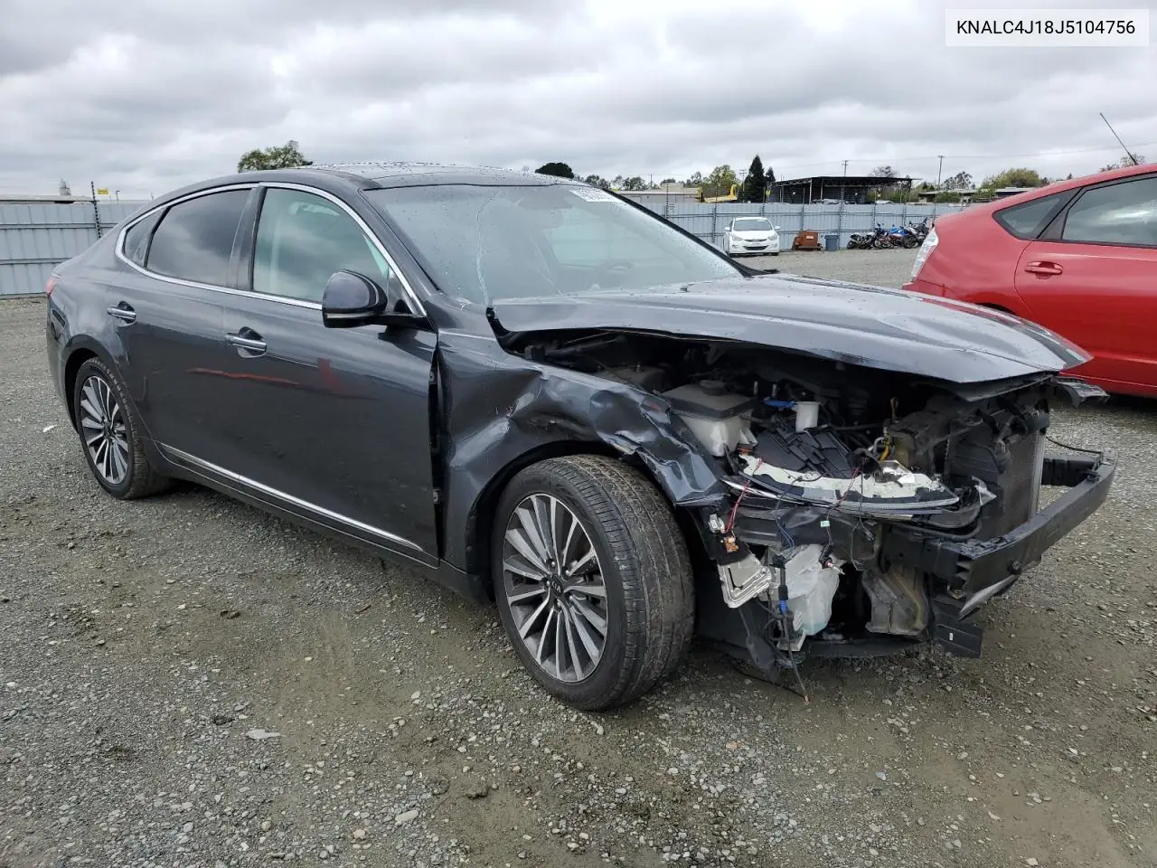 2018 Kia Cadenza Luxury VIN: KNALC4J18J5104756 Lot: 49702635