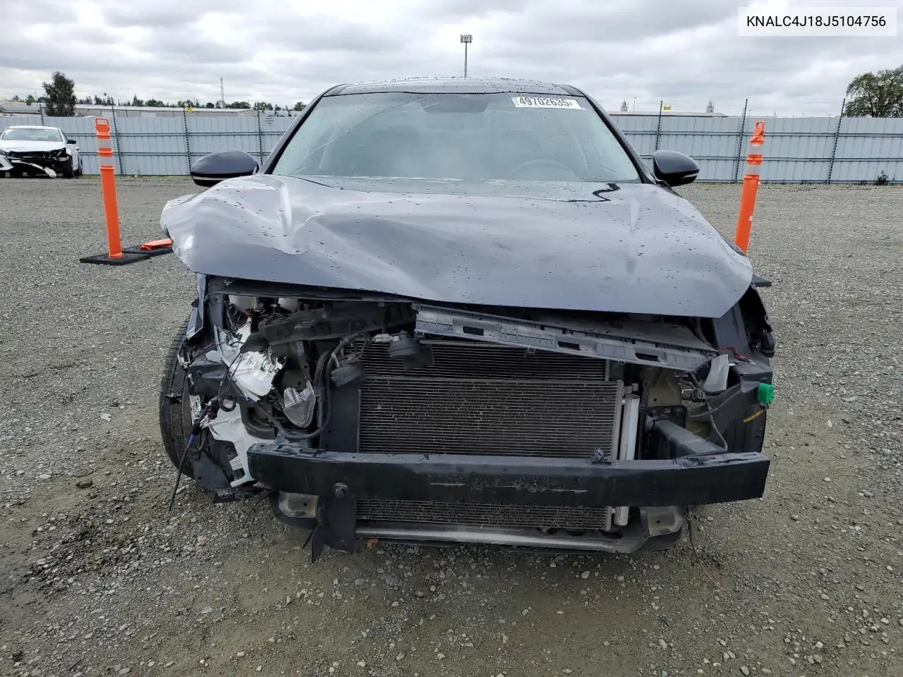 2018 Kia Cadenza Luxury VIN: KNALC4J18J5104756 Lot: 49702635