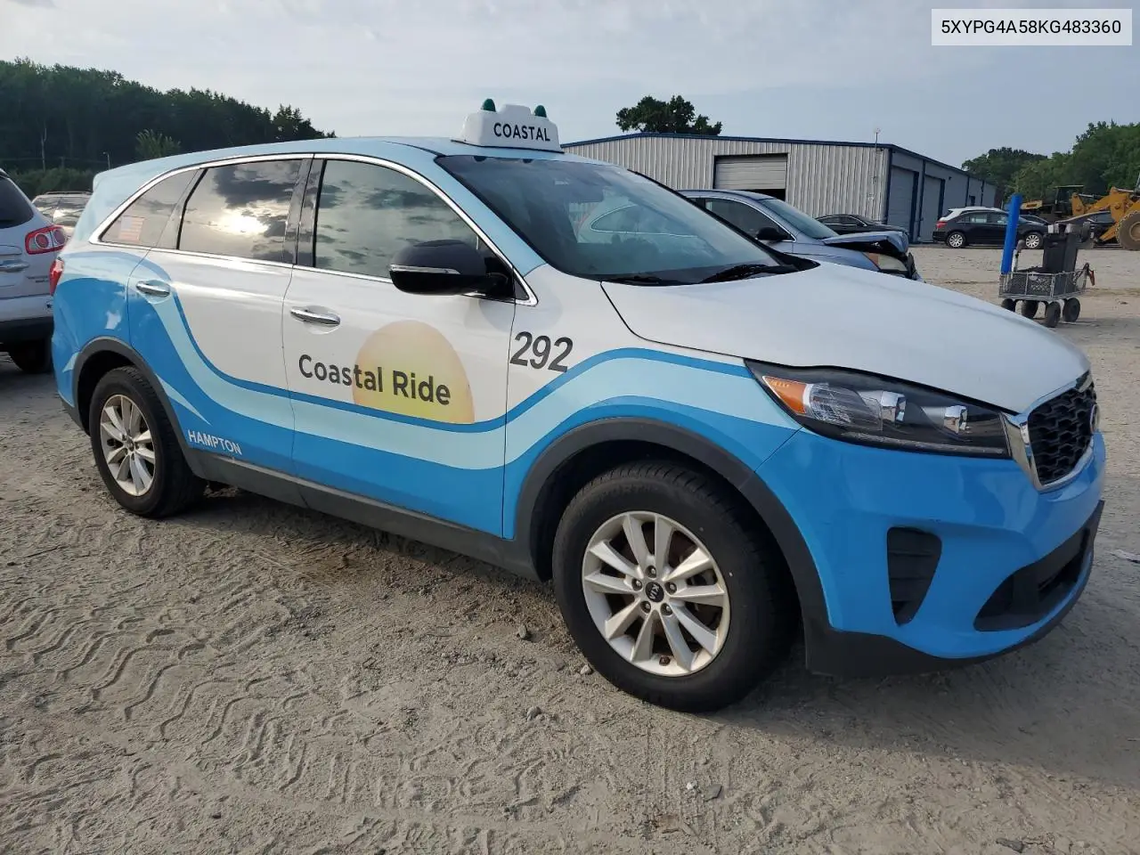 2019 Kia Sorento Lx VIN: 5XYPG4A58KG483360 Lot: 62010445