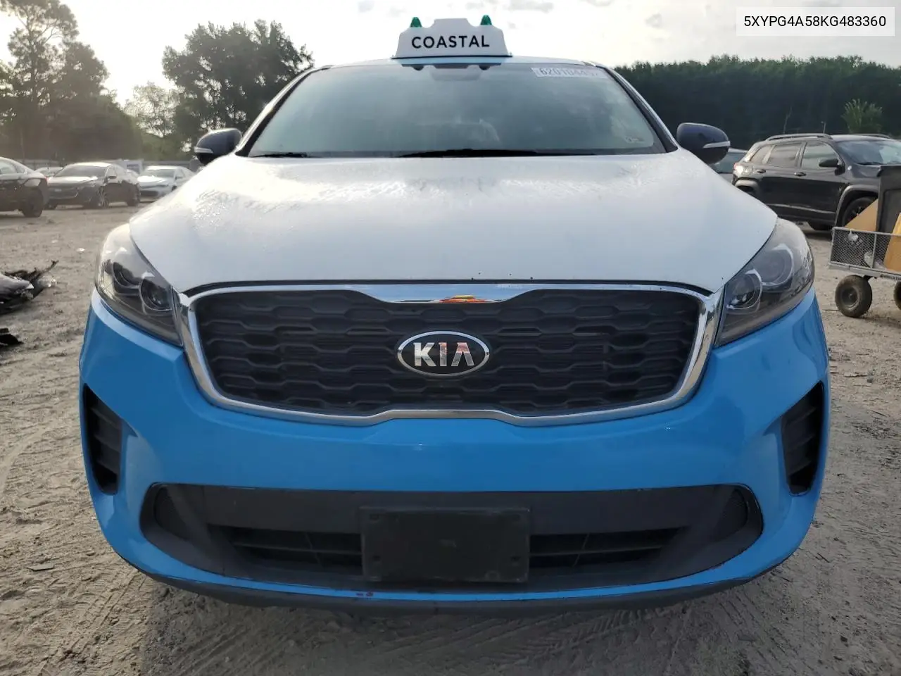 2019 Kia Sorento Lx VIN: 5XYPG4A58KG483360 Lot: 62010445