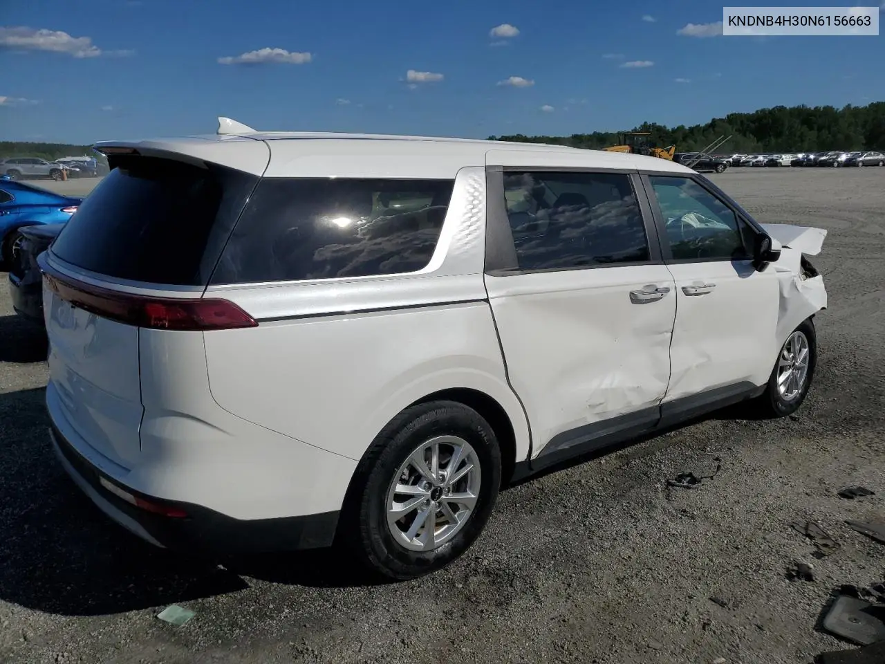 2022 Kia Carnival Lx VIN: KNDNB4H30N6156663 Lot: 57060975