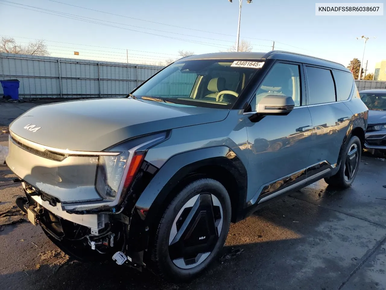 2024 Kia Ev9 Land VIN: KNDADFS58R6038607 Lot: 43401645