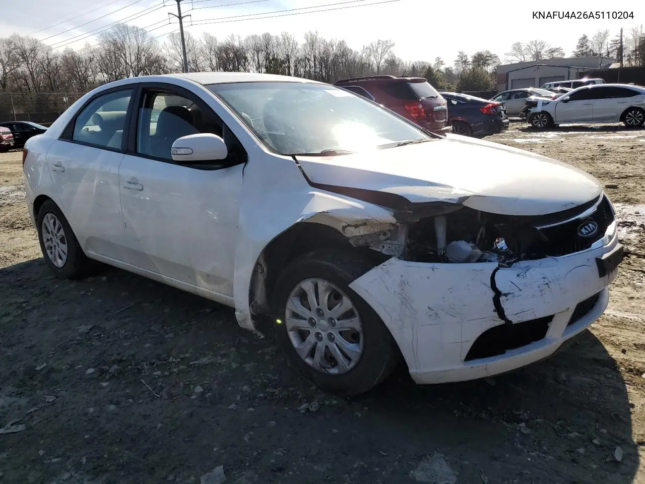 2010 Kia Forte Ex VIN: KNAFU4A26A5110204 Lot: 44416055