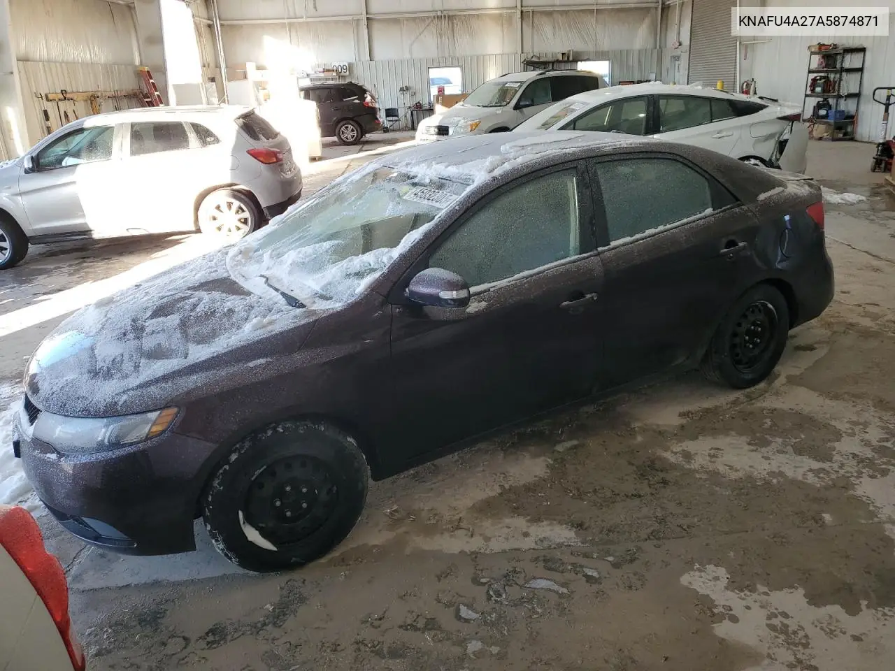 2010 Kia Forte Ex VIN: KNAFU4A27A5874871 Lot: 45032305