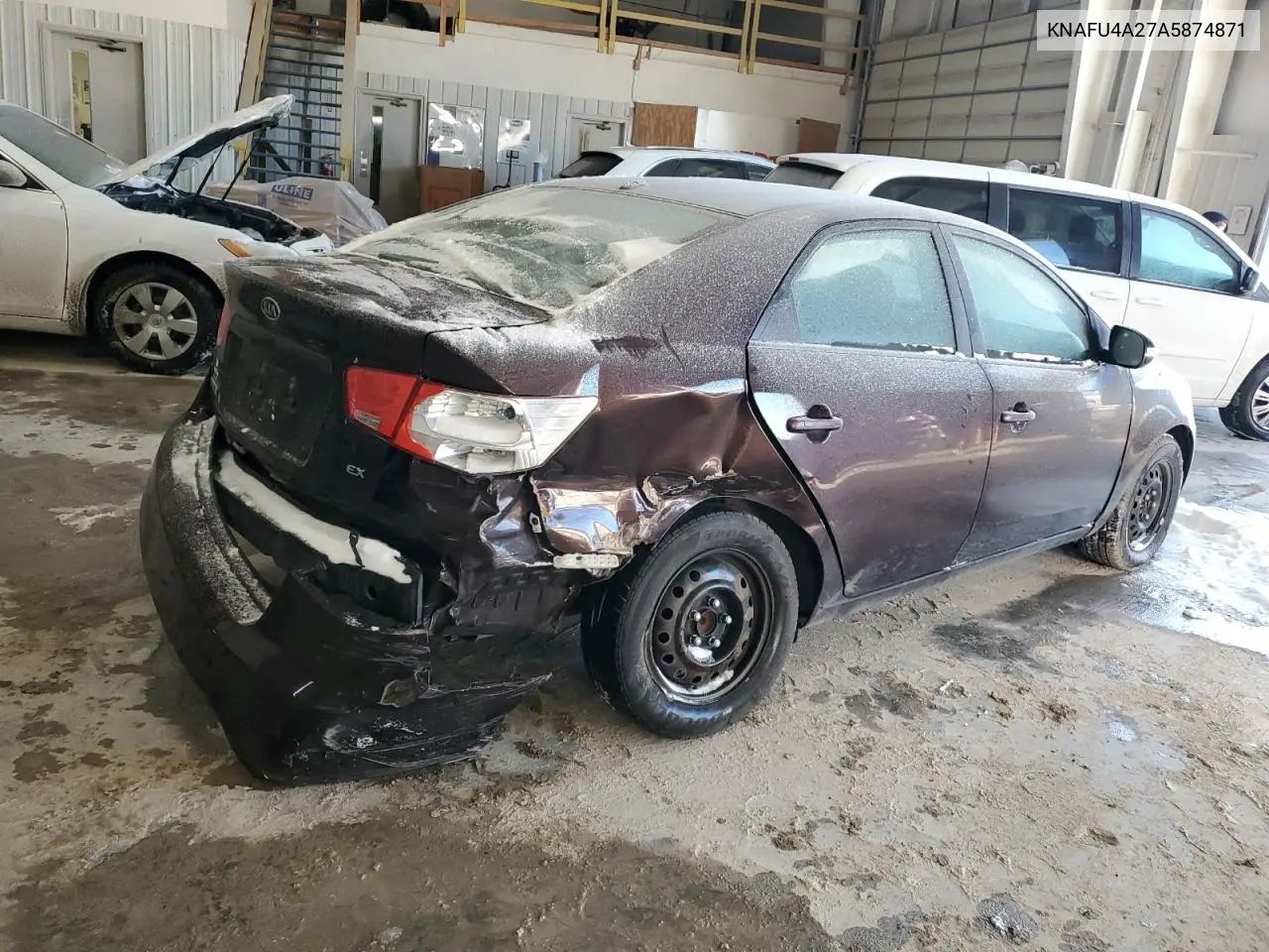 2010 Kia Forte Ex VIN: KNAFU4A27A5874871 Lot: 45032305