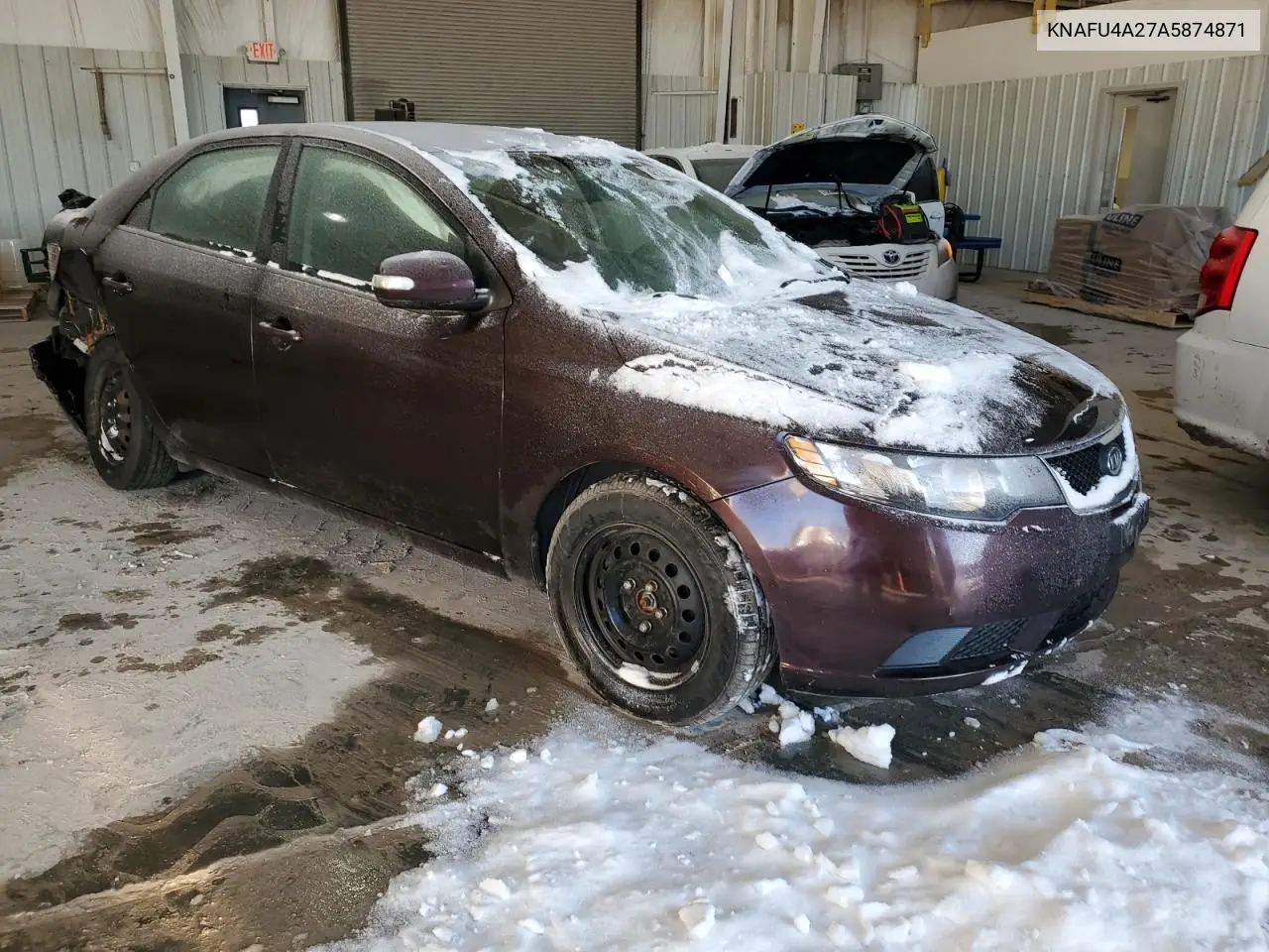 2010 Kia Forte Ex VIN: KNAFU4A27A5874871 Lot: 45032305