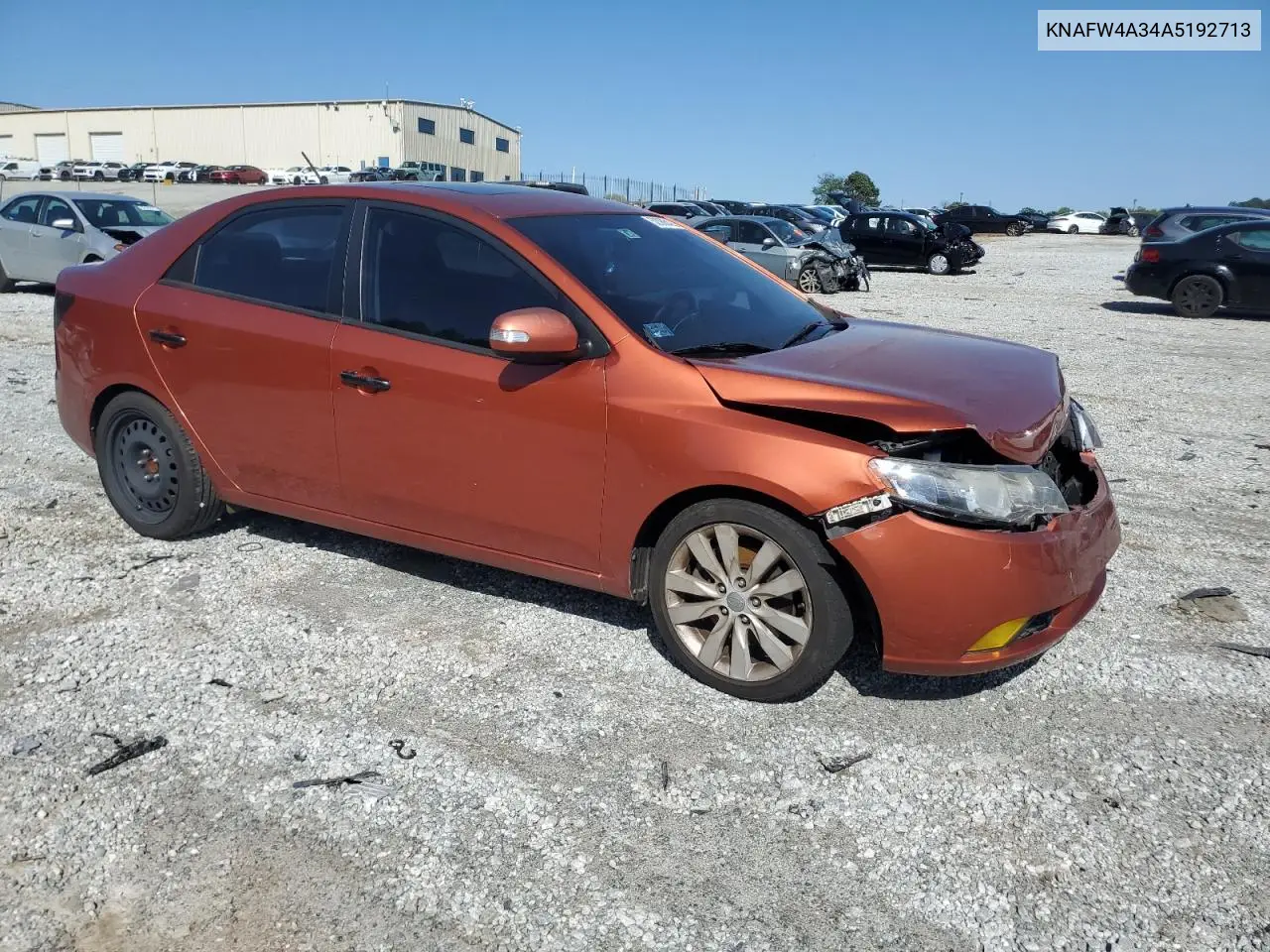 2010 Kia Forte Sx VIN: KNAFW4A34A5192713 Lot: 52306425