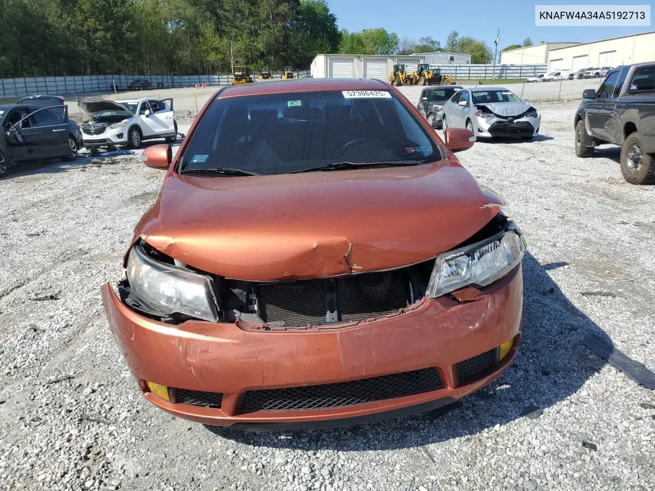 2010 Kia Forte Sx VIN: KNAFW4A34A5192713 Lot: 52306425