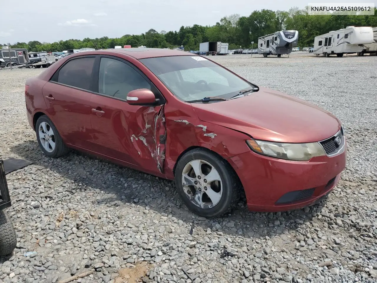 2010 Kia Forte Ex VIN: KNAFU4A25A5109612 Lot: 54259045