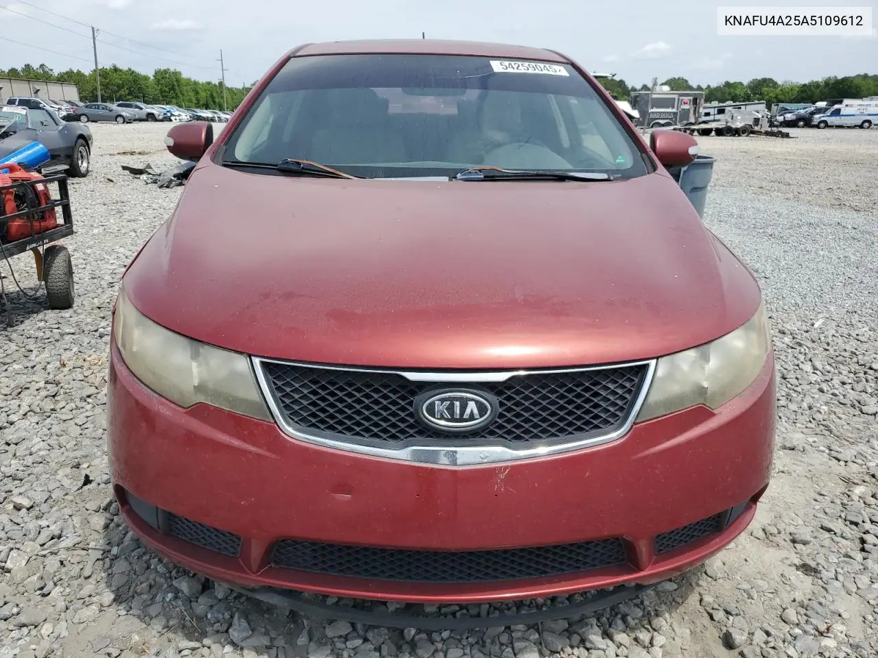 2010 Kia Forte Ex VIN: KNAFU4A25A5109612 Lot: 54259045
