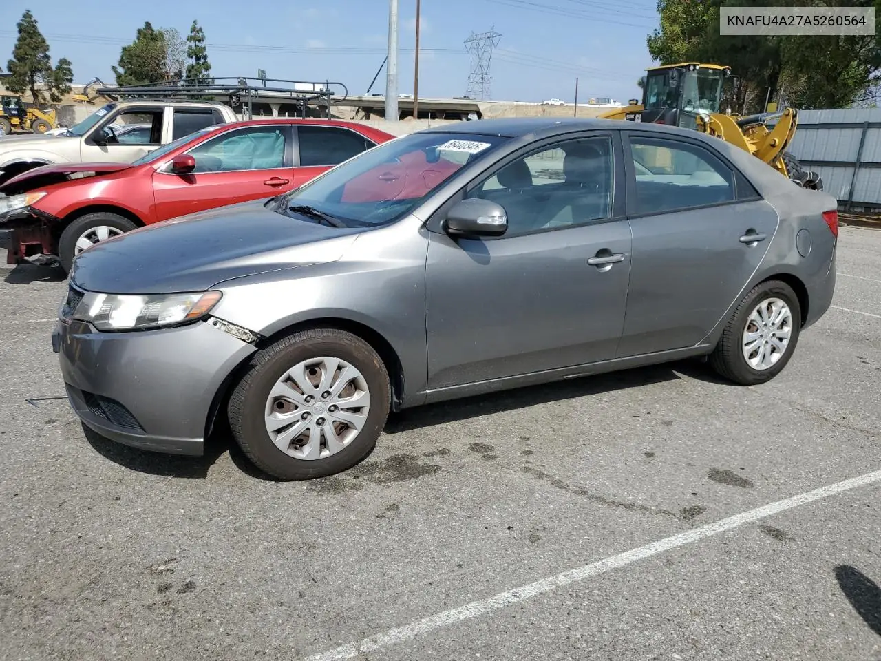2010 Kia Forte Ex VIN: KNAFU4A27A5260564 Lot: 55440345
