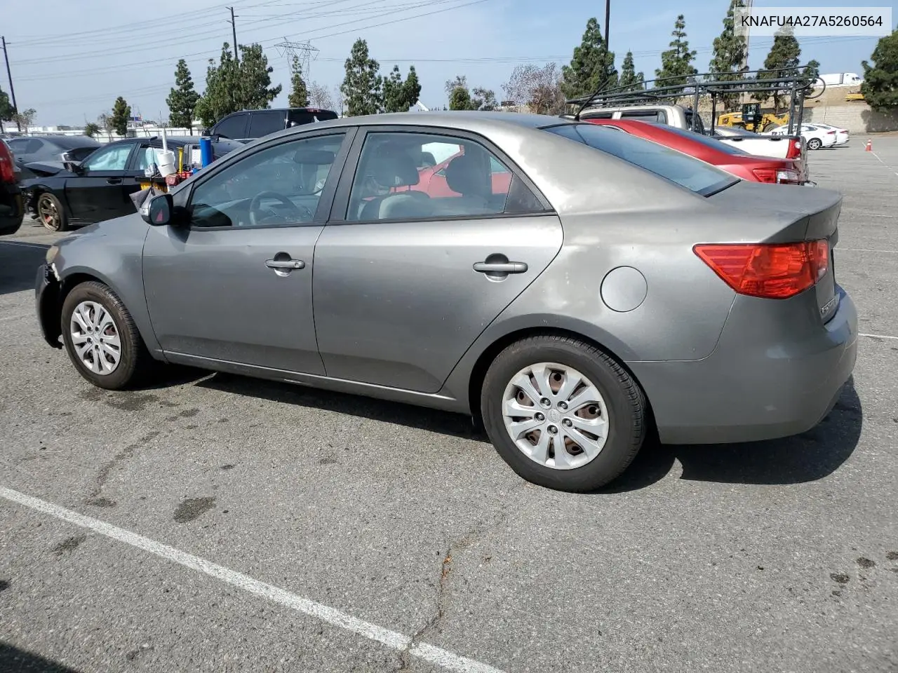 2010 Kia Forte Ex VIN: KNAFU4A27A5260564 Lot: 55440345