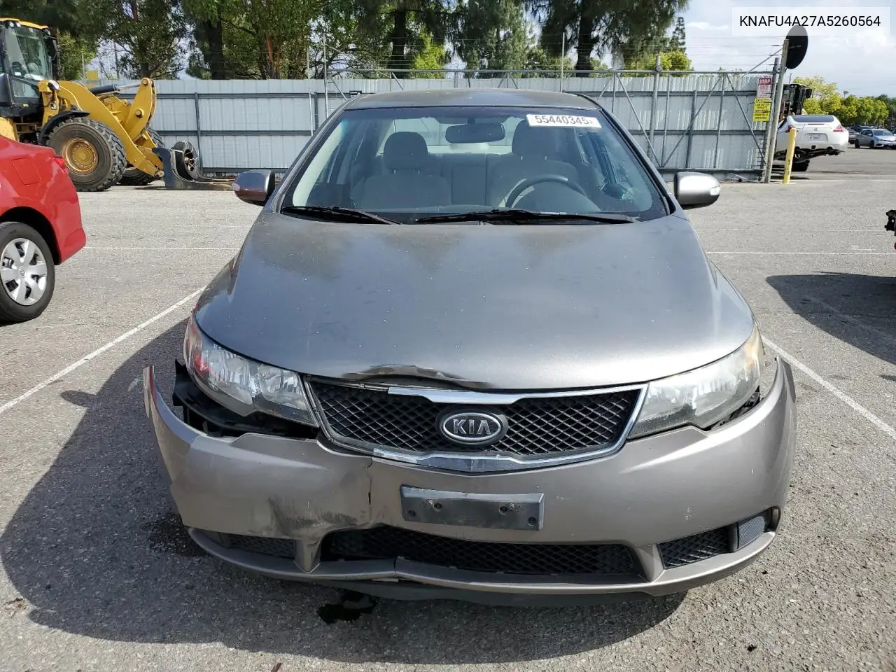 2010 Kia Forte Ex VIN: KNAFU4A27A5260564 Lot: 55440345
