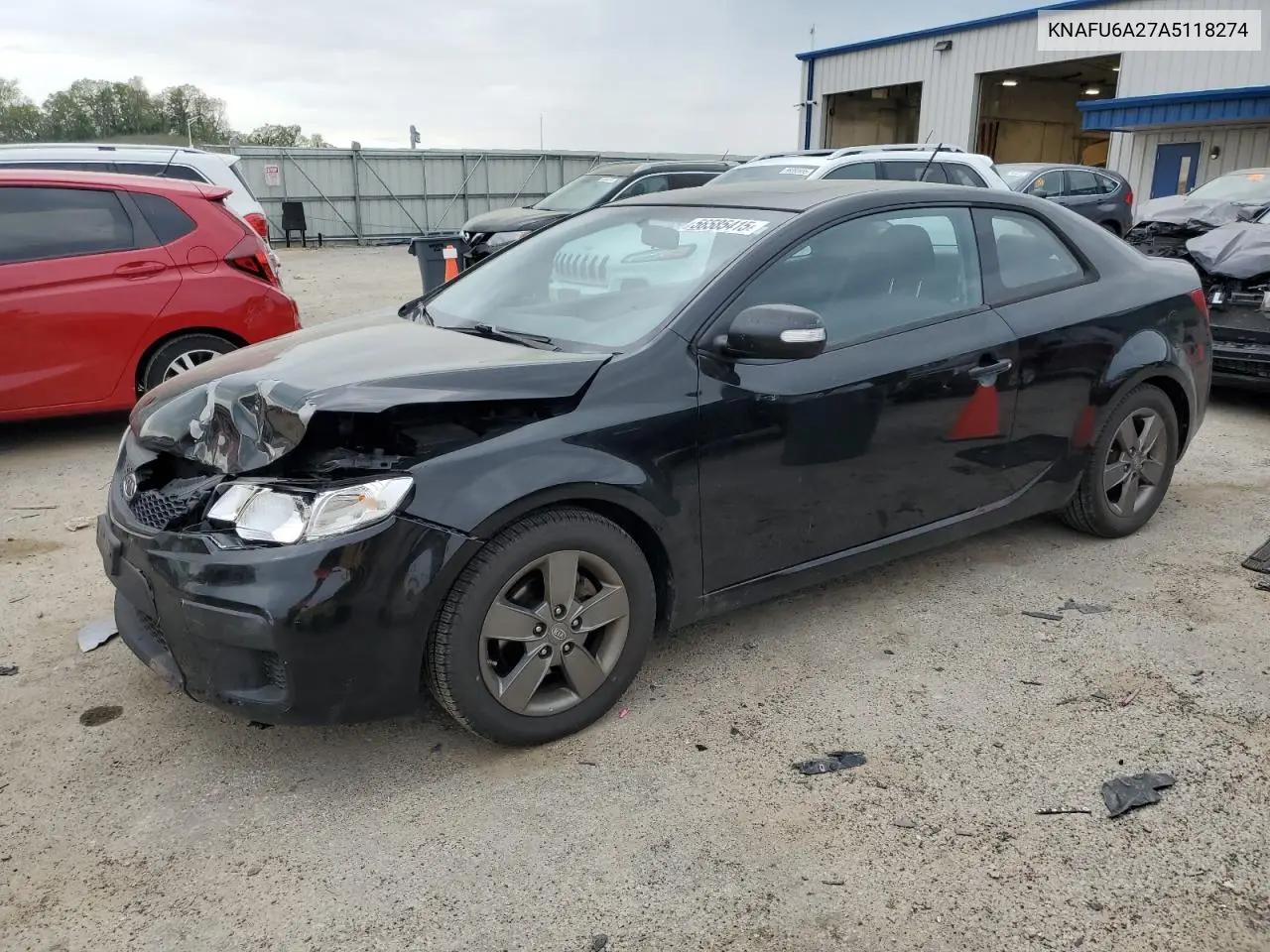 2010 Kia Forte Ex VIN: KNAFU6A27A5118274 Lot: 56585415
