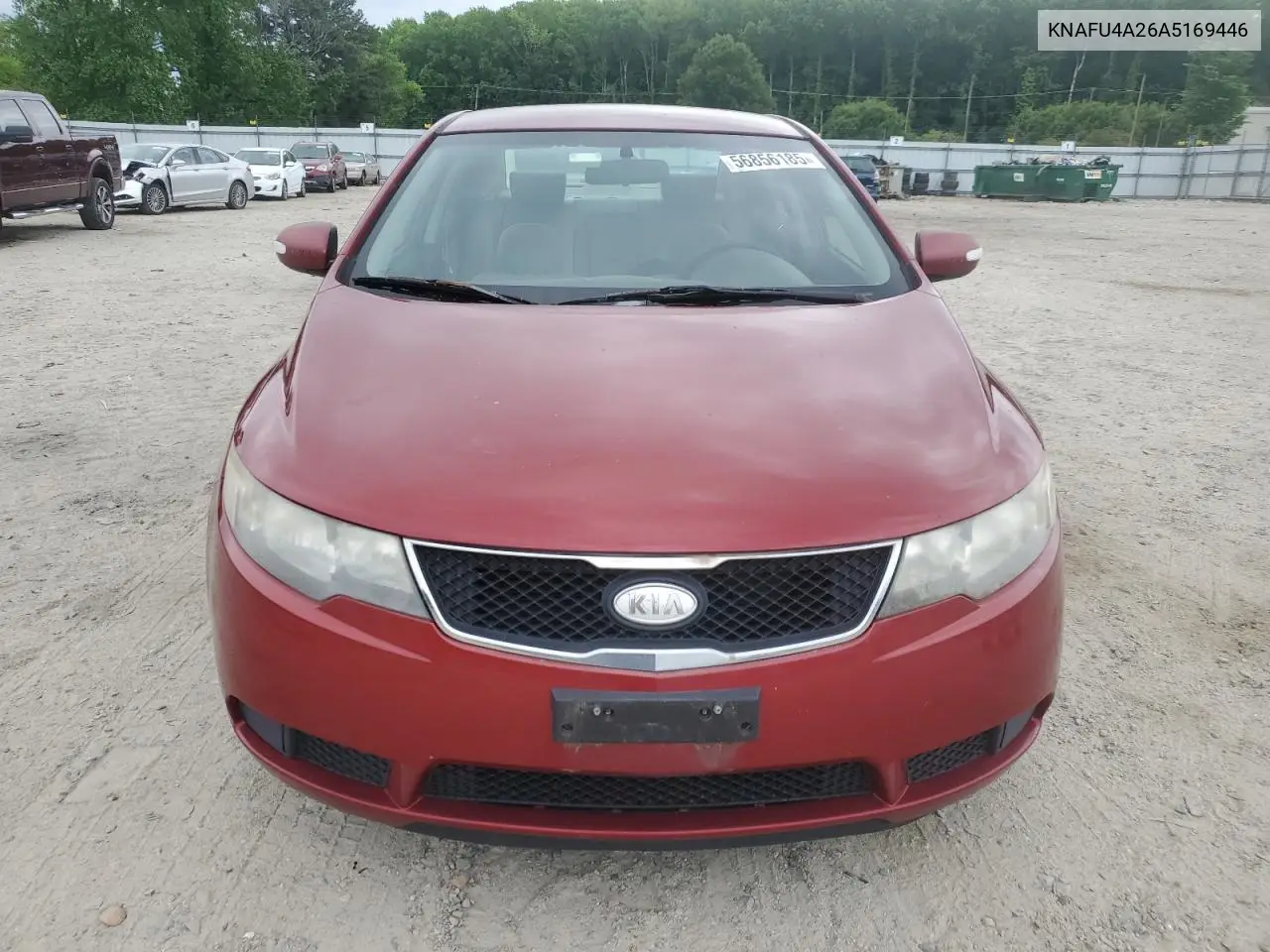2010 Kia Forte Ex VIN: KNAFU4A26A5169446 Lot: 56856185