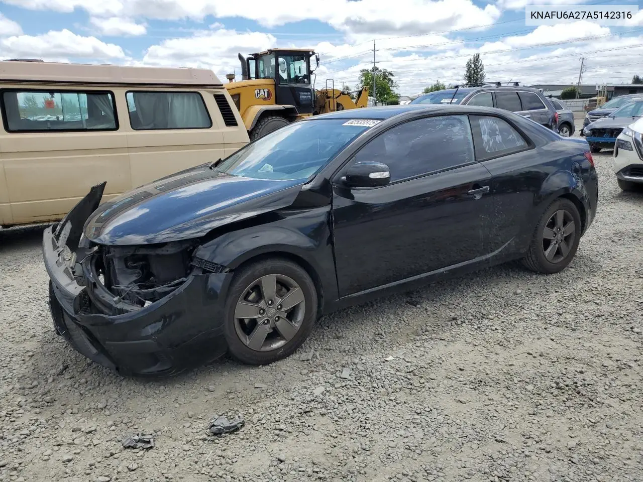 2010 Kia Forte Ex VIN: KNAFU6A27A5142316 Lot: 62533375