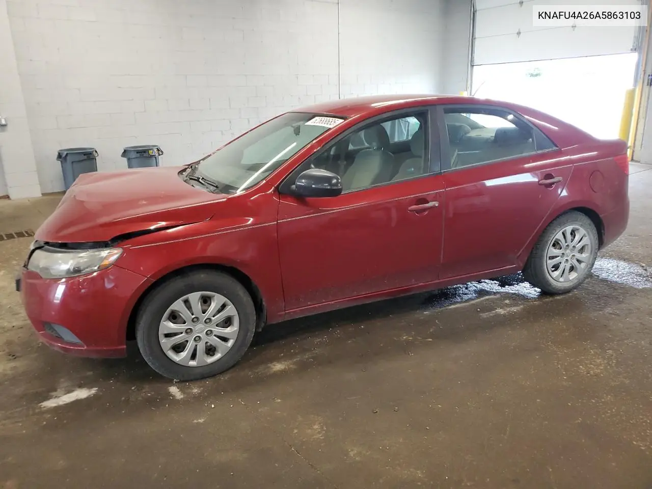 2010 Kia Forte Ex VIN: KNAFU4A26A5863103 Lot: 62688685