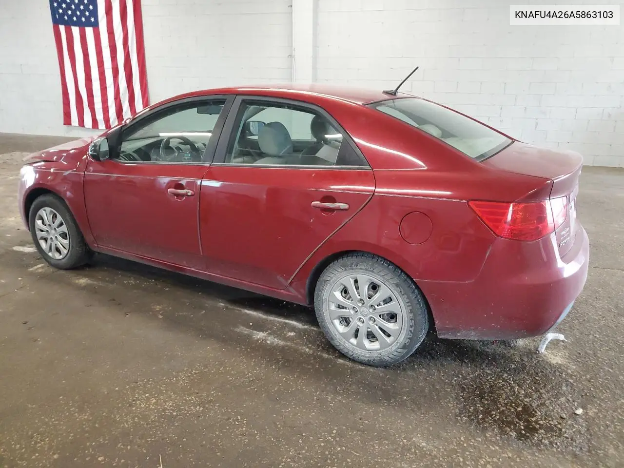 2010 Kia Forte Ex VIN: KNAFU4A26A5863103 Lot: 62688685