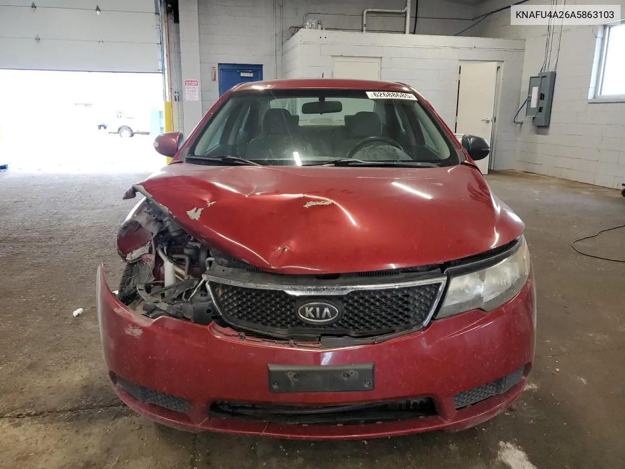 2010 Kia Forte Ex VIN: KNAFU4A26A5863103 Lot: 62688685