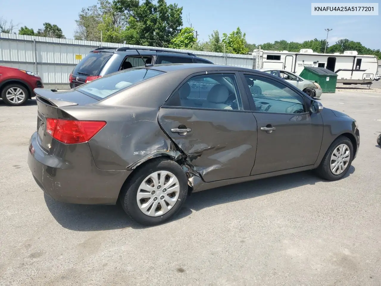 2010 Kia Forte Ex VIN: KNAFU4A25A5177201 Lot: 62734975
