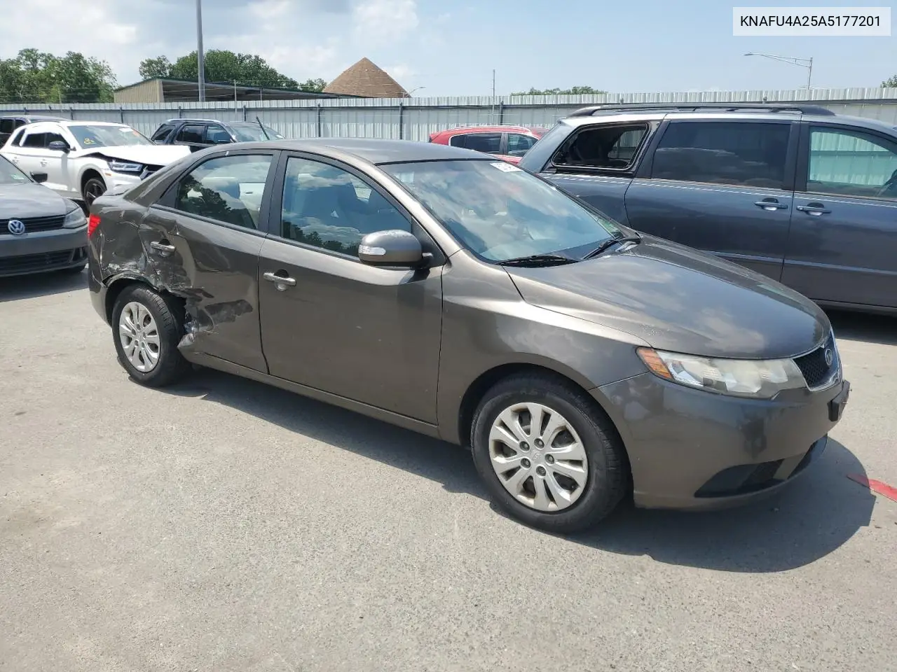 2010 Kia Forte Ex VIN: KNAFU4A25A5177201 Lot: 62734975
