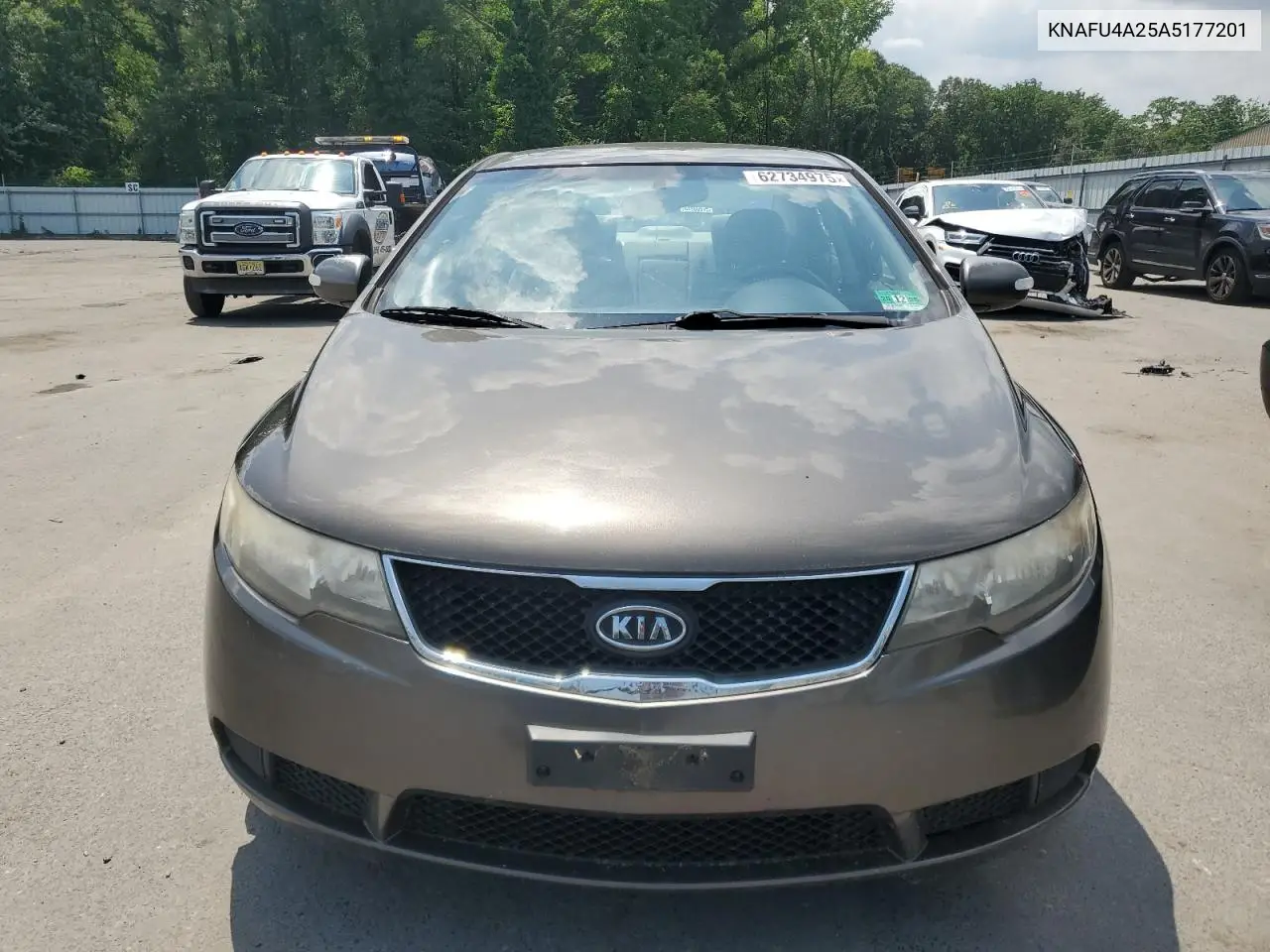 2010 Kia Forte Ex VIN: KNAFU4A25A5177201 Lot: 62734975