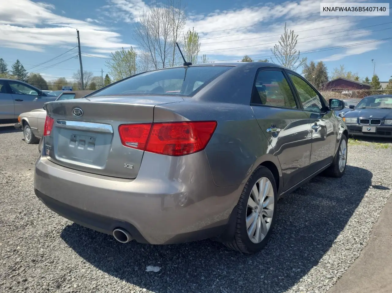2011 Kia Forte Sx VIN: KNAFW4A36B5407140 Lot: 56783445