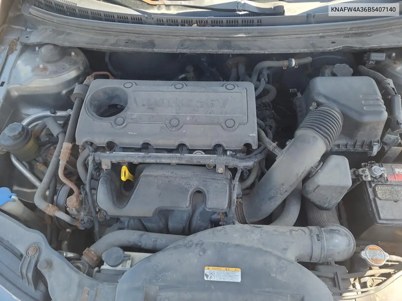 2011 Kia Forte Sx VIN: KNAFW4A36B5407140 Lot: 56783445