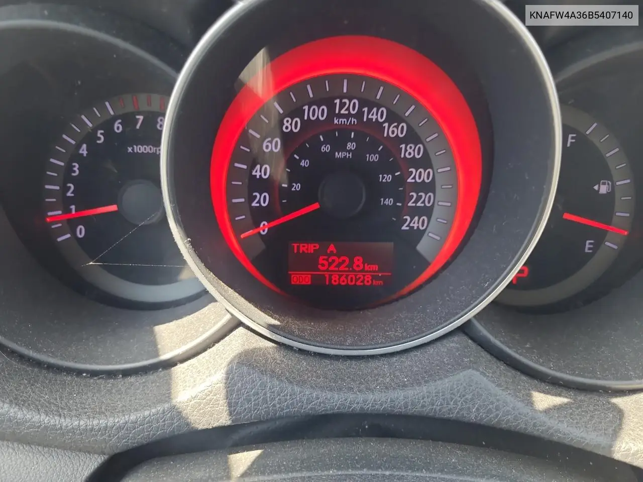 2011 Kia Forte Sx VIN: KNAFW4A36B5407140 Lot: 56783445