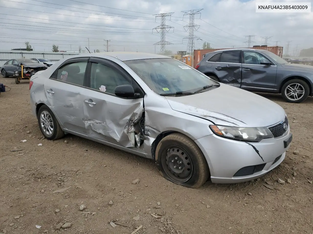 2011 Kia Forte Ex VIN: KNAFU4A23B5403009 Lot: 56787475