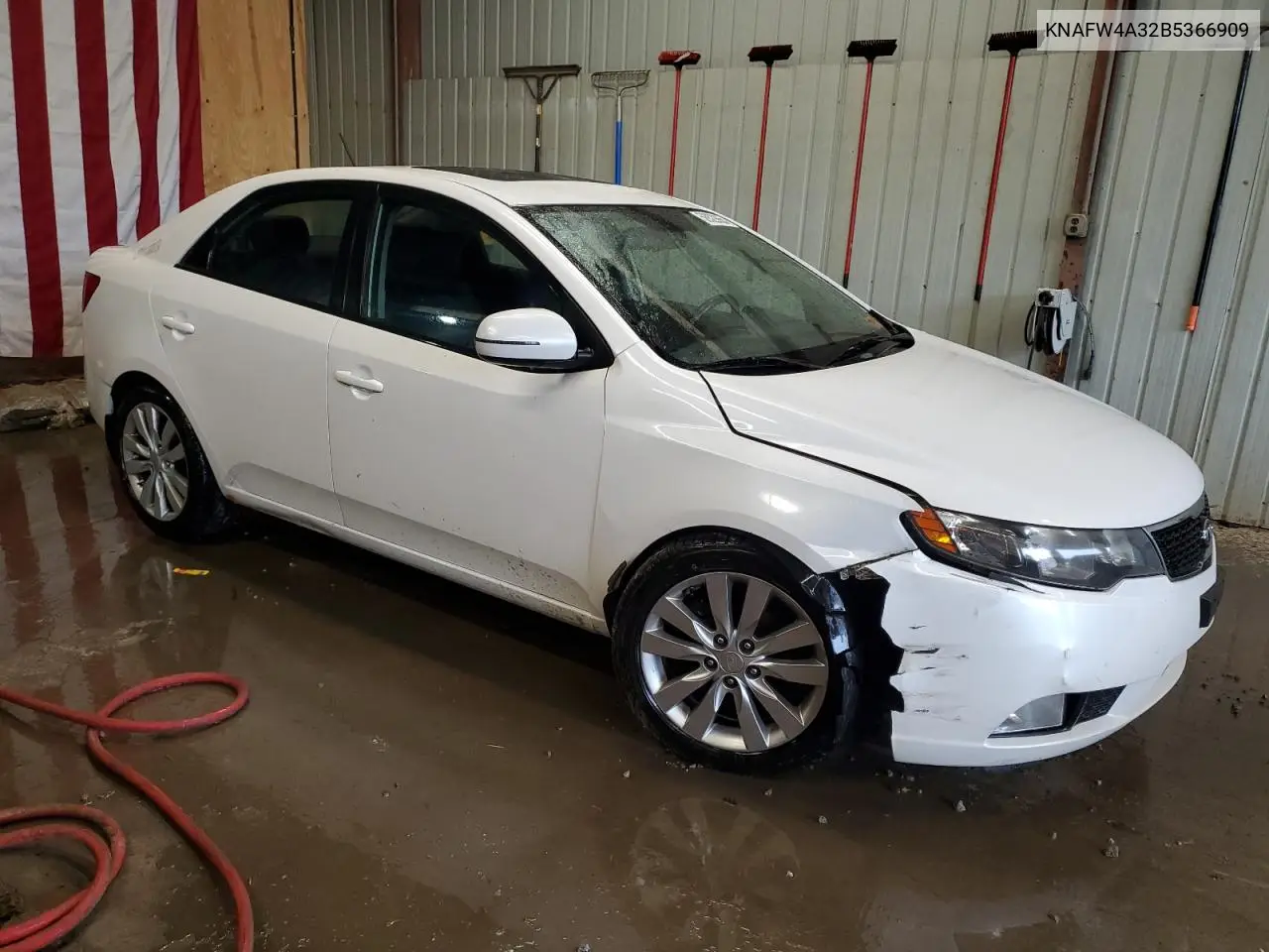 2011 Kia Forte Sx VIN: KNAFW4A32B5366909 Lot: 56829065