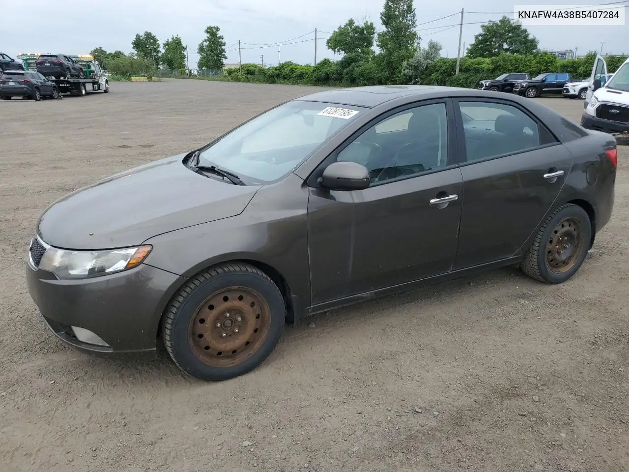 2011 Kia Forte Sx VIN: KNAFW4A38B5407284 Lot: 61287195