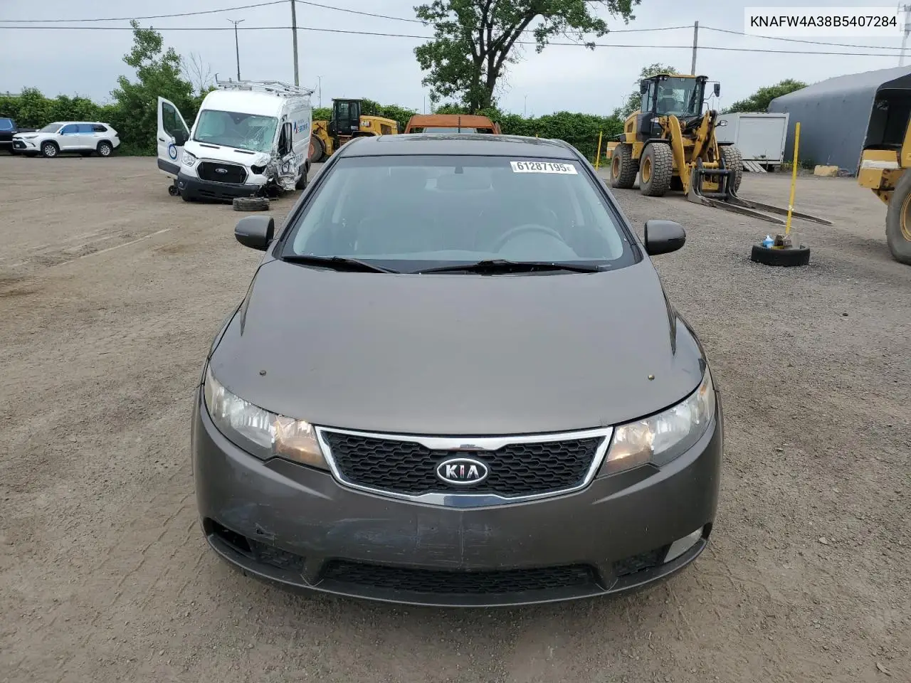 2011 Kia Forte Sx VIN: KNAFW4A38B5407284 Lot: 61287195