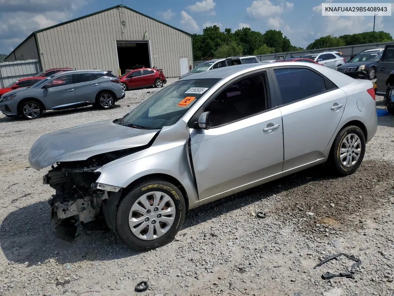 2011 Kia Forte Ex VIN: KNAFU4A29B5408943 Lot: 61560935