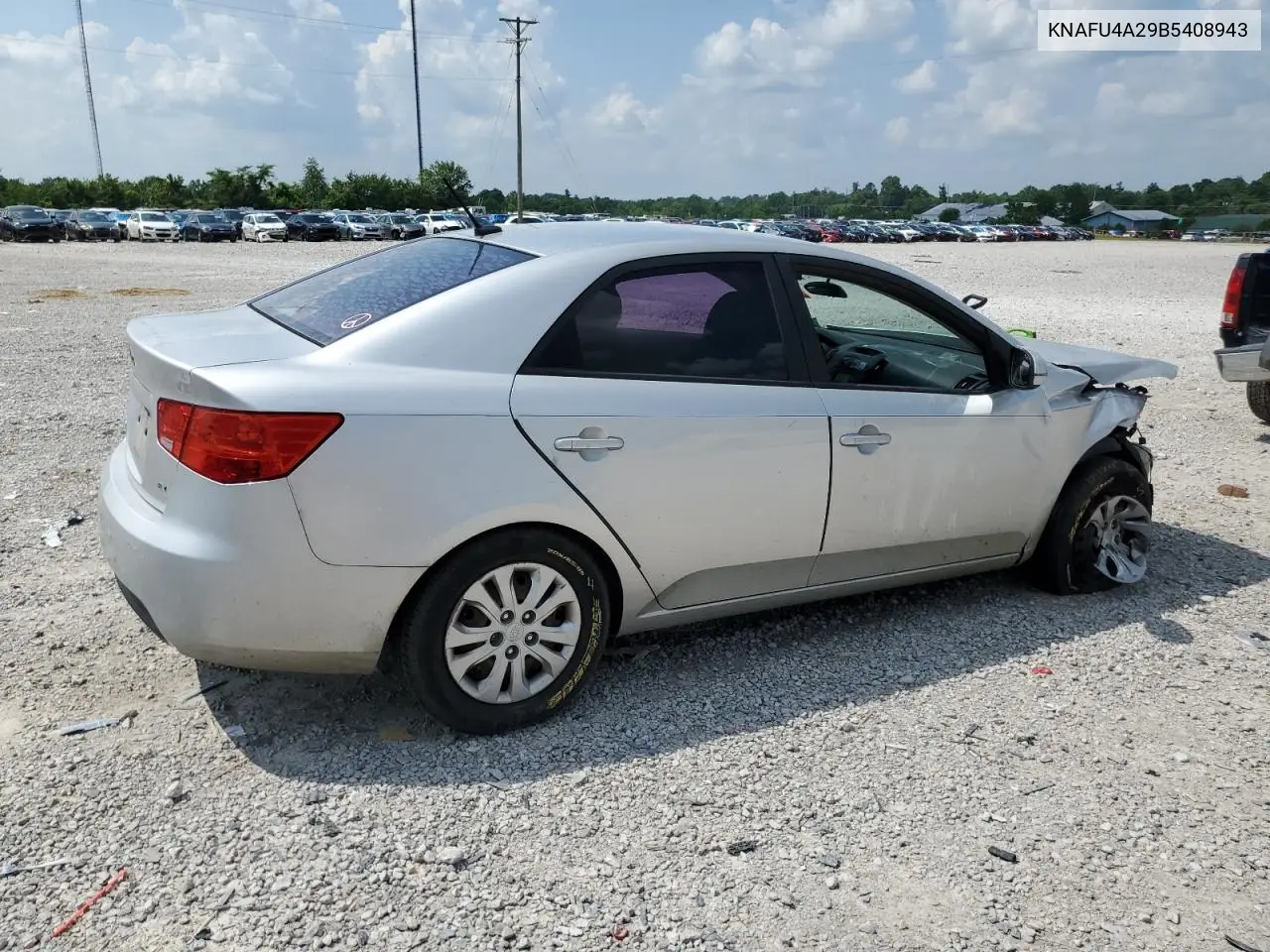 2011 Kia Forte Ex VIN: KNAFU4A29B5408943 Lot: 61560935
