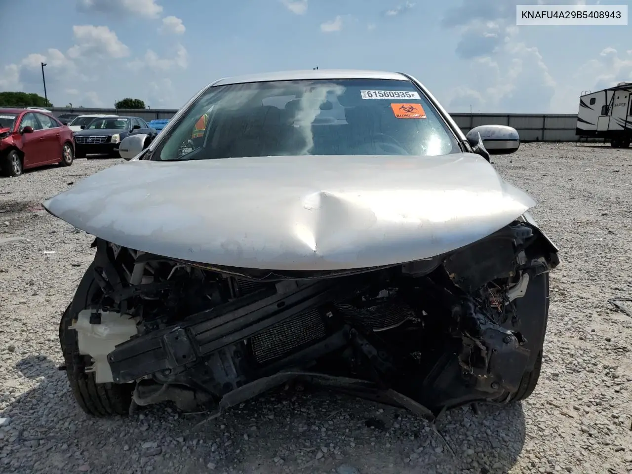 2011 Kia Forte Ex VIN: KNAFU4A29B5408943 Lot: 61560935