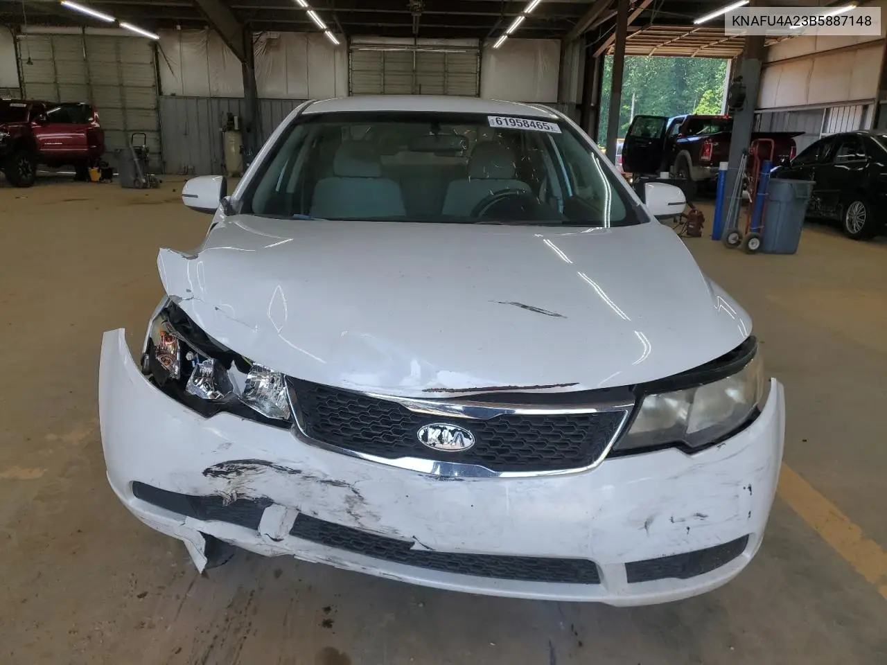 2011 Kia Forte Ex VIN: KNAFU4A23B5887148 Lot: 61958465