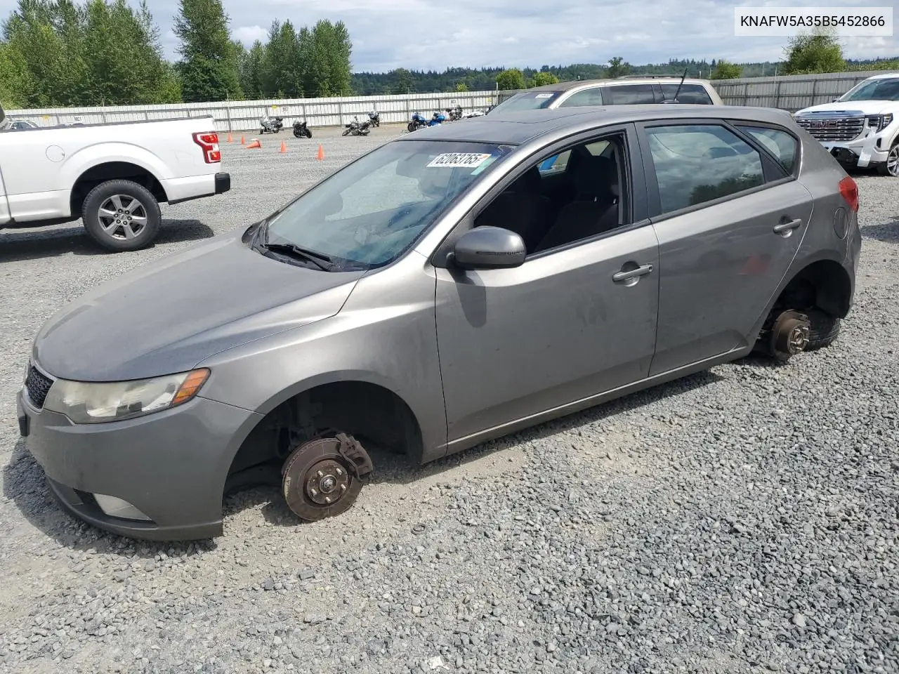 2011 Kia Forte Sx VIN: KNAFW5A35B5452866 Lot: 62063765