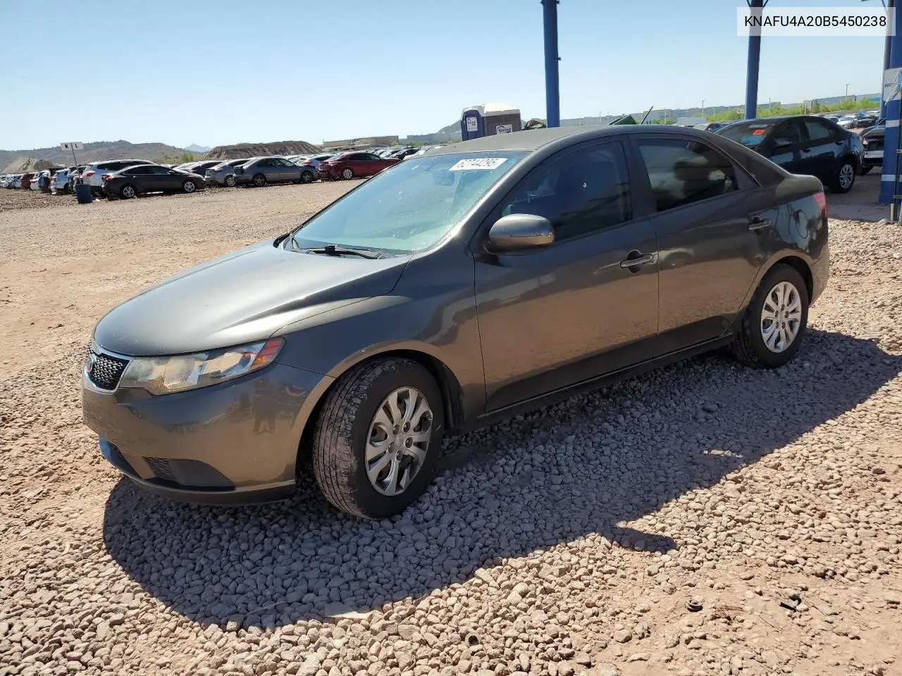 2011 Kia Forte Ex VIN: KNAFU4A20B5450238 Lot: 62744295