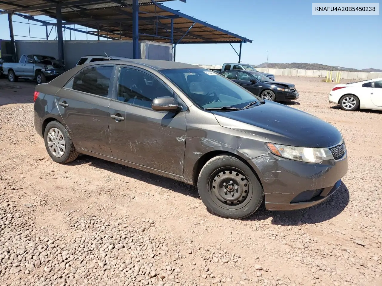 2011 Kia Forte Ex VIN: KNAFU4A20B5450238 Lot: 62744295