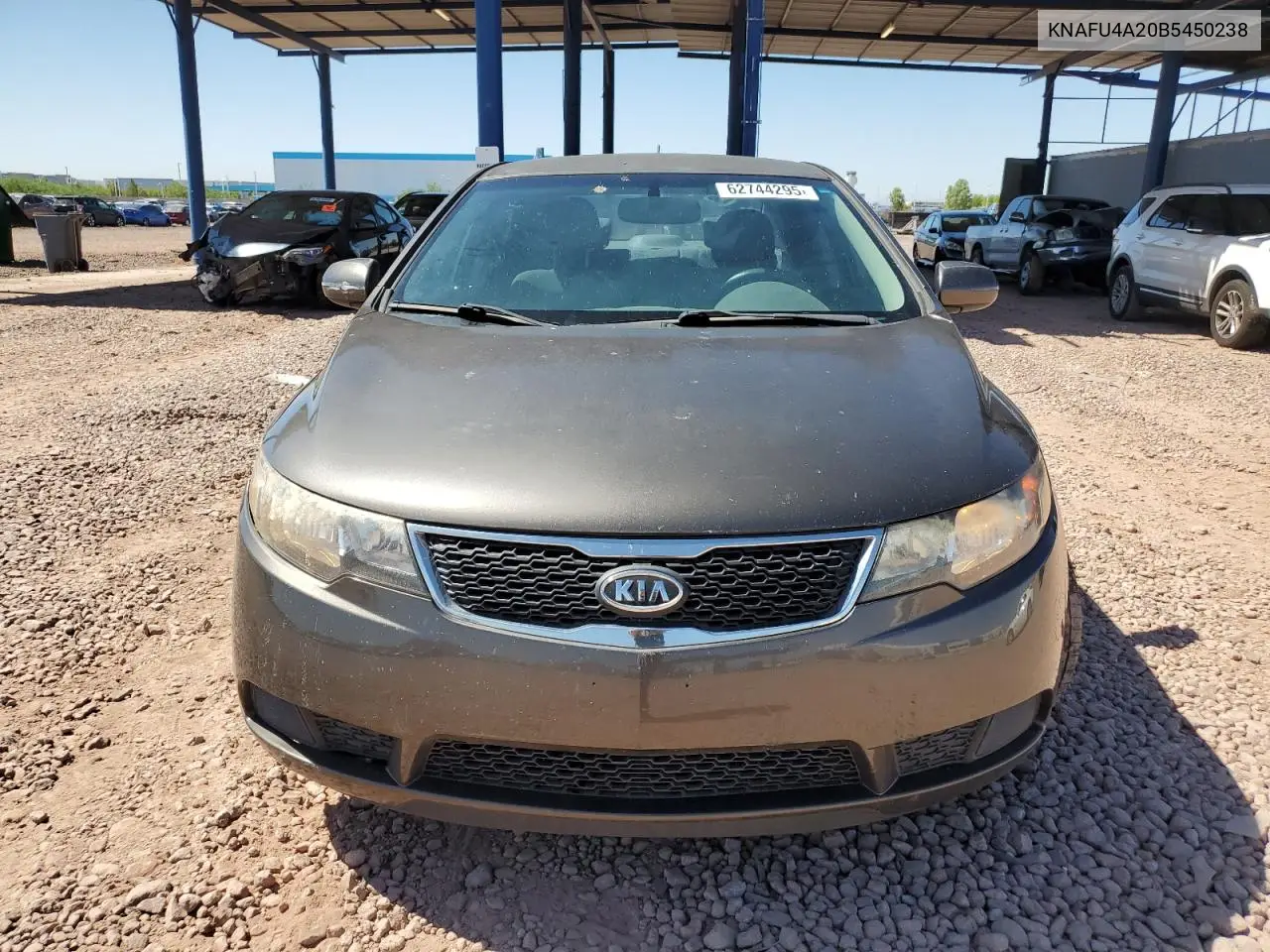 2011 Kia Forte Ex VIN: KNAFU4A20B5450238 Lot: 62744295