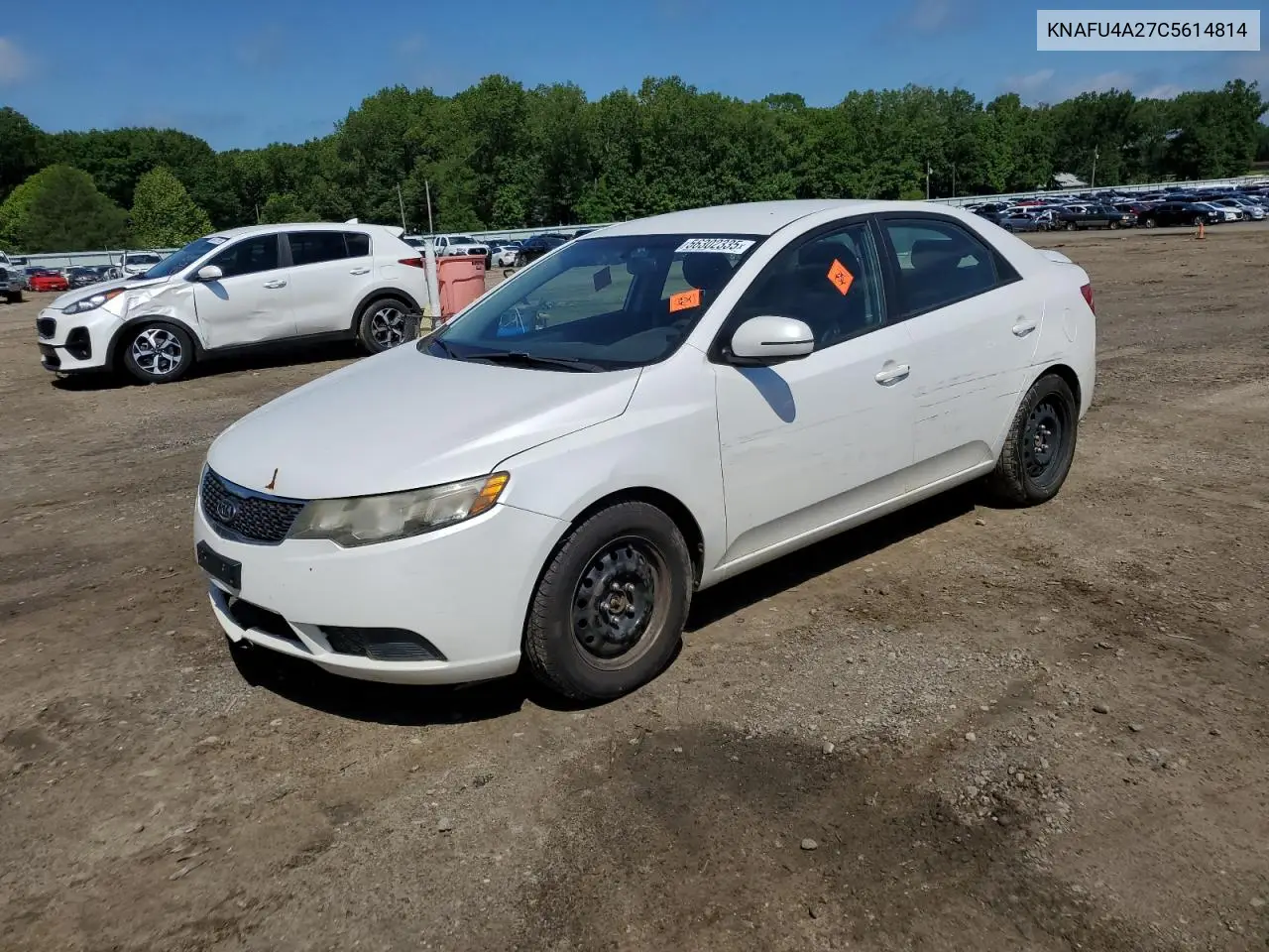 2012 Kia Forte Ex VIN: KNAFU4A27C5614814 Lot: 56302335