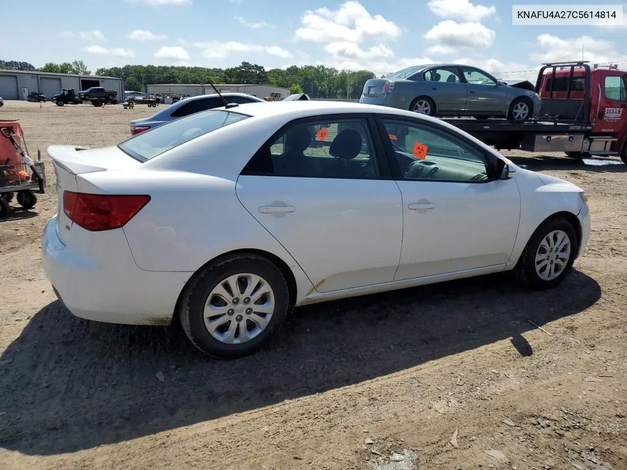 2012 Kia Forte Ex VIN: KNAFU4A27C5614814 Lot: 56302335