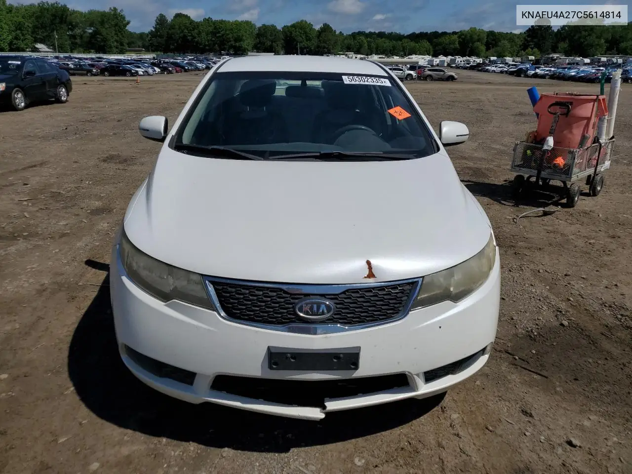 2012 Kia Forte Ex VIN: KNAFU4A27C5614814 Lot: 56302335