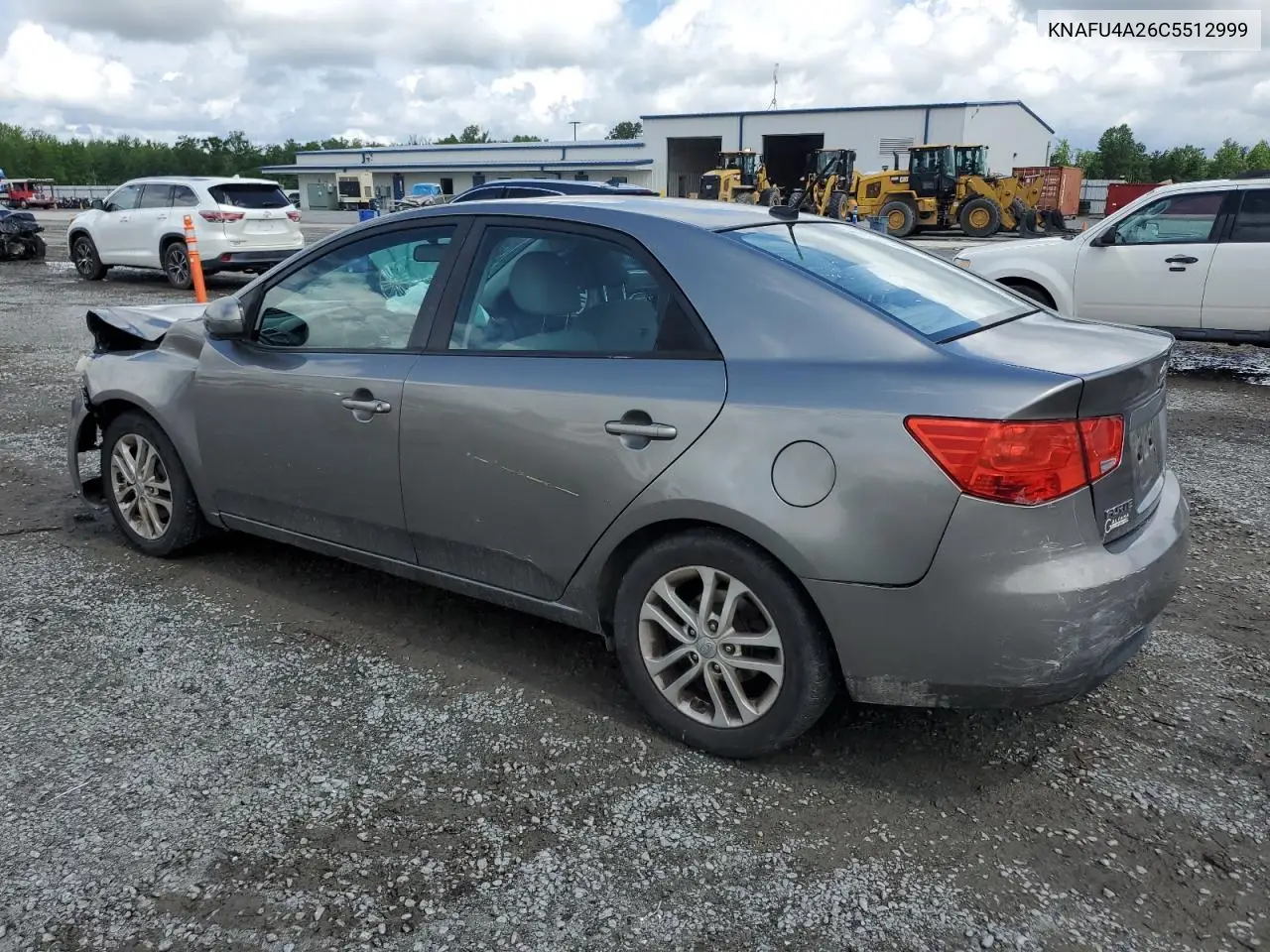 2012 Kia Forte Ex VIN: KNAFU4A26C5512999 Lot: 56645435