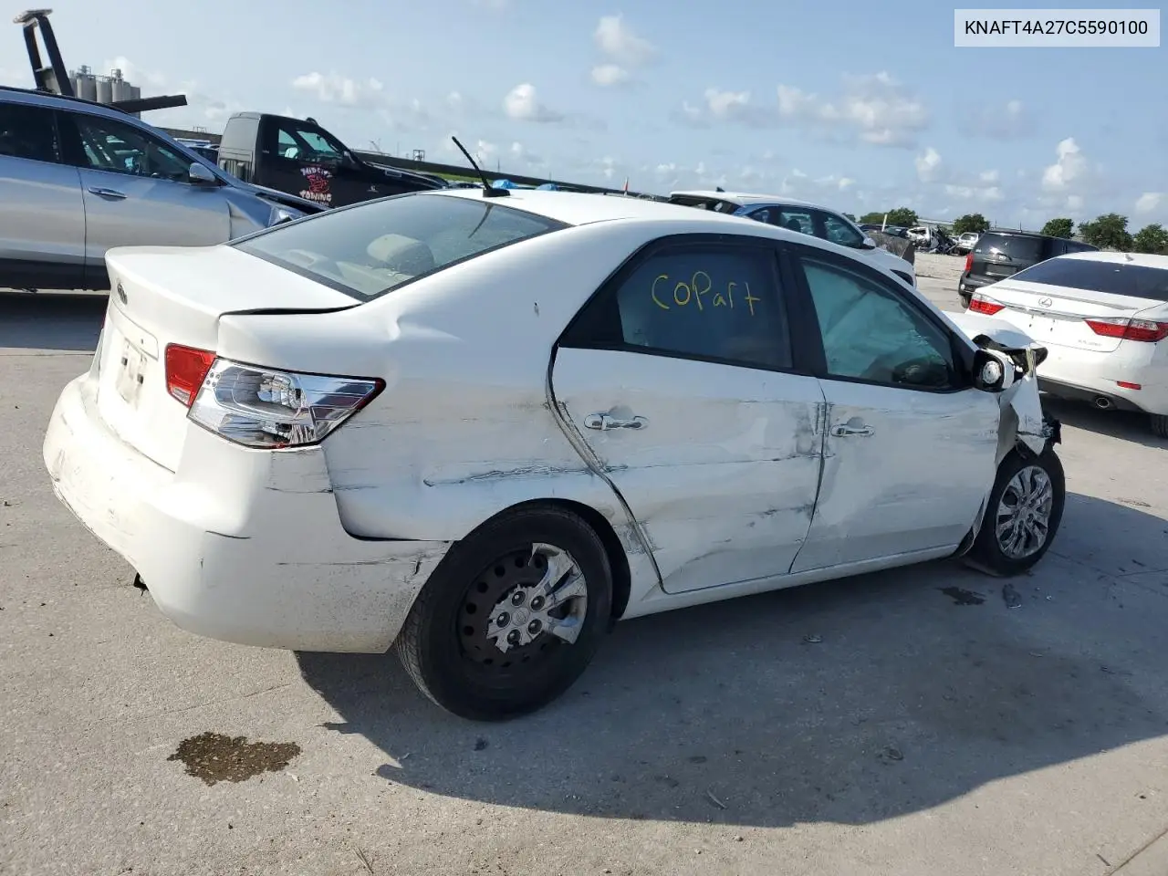 2012 Kia Forte Lx VIN: KNAFT4A27C5590100 Lot: 59519535